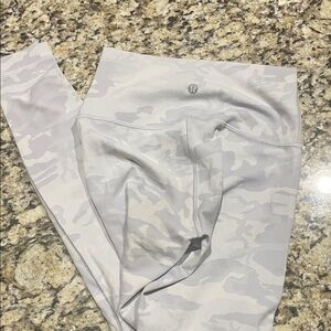 lululemon athletica Kids Light Gray Camo Leggings